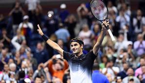 Roger Federer konnte sich trotz schwierigen Bedingungen in der ersten Runde durchsetzen