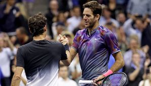 Juan Martin del Potro hat im Viertelfinale Roger Federer ausgeschaltet