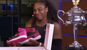 Ein Traum in Pink - Serena Williams ist begeistert von ihrem Geschenk