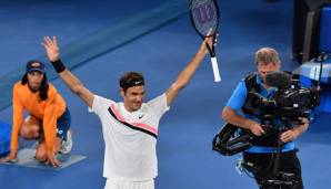 Roger Federer gewann allein in Melbourne zum 6. Mal