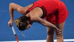 Simona Halep war im Australian-Open-Finale sichtlich erschöpft