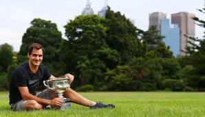 "Es wird nicht langweilig, diese Turniere zu gewinnen." - Roger Federer, 36, immer noch nicht müde.