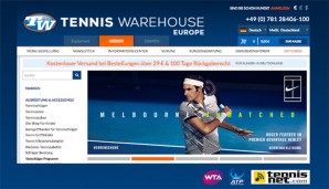 Tennis Warehouse ist offizieller online Tennis-Versandhändler der ATP und WTA-Tour.