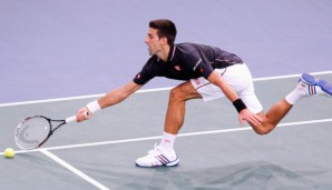 Novak Djokovic ist ein Meister im Erlaufen von Stoppbällen