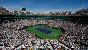 Der Centre Court in Indian Wells fasst 16.100 Zuschauer