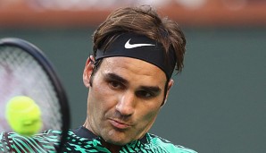 Roger Federer geht als Favorit in das Finale von Indian Wells