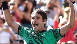 Roger Federer - 2017 bis dato der personifizierte Jubel