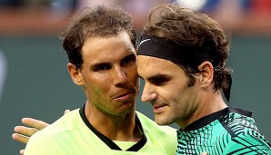 Rafael Nadal musste Roger Federer neidlos gratulieren