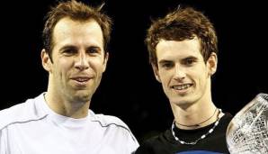 Greg Rusedski (l.) und Andy Murray (r.) im Jahr 2006