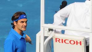 Roger Federer hat als erter und einziger auf blauem Sand gewonnen
