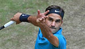 Roger Federer peilt in Halle/Westfalen seinen zehnten Turniersieg an