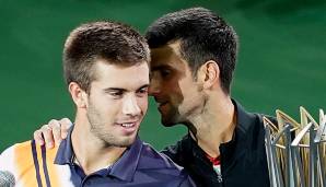 Zwei, die sich verstehen - Borna Coric und Novak Djokovic