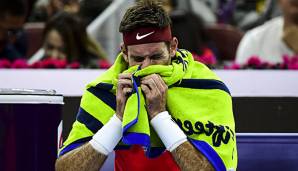 Muss erneut aufgrund einer schweren Verletzung pausieren: US-Open-Finalist Juan Martin del Potro.