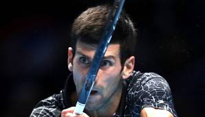Novak Djokovic weiß, wo die Kugel hin muss