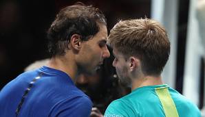 David Goffin hatte gegen einen angeschlagenen Rafael Nadal größte Probleme