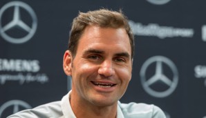 Mit Kurzhaarschnitt in Stuttgart: Roger Federer