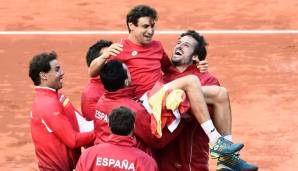 David Ferrer schickte die Spanier ins Davis-Cup-Halbfinale.