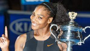 Serena Williams bei ihrem letzten großen Coup