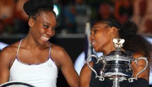 Venus Williams (l.) und Serena Williams (r.) stehen sich in Indian Wells gegenüber