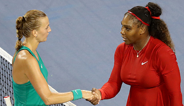 Respektvoll am Netz - Petra Kvitova und Serena Williams
