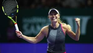 Carolina Wozniacki gewann zum ersten Mal das Finale der WTA-Tour