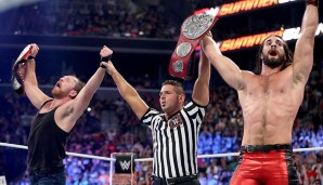 Champions! Dean Ambrose & Seth Rollins bezwangen Cesaro & Sheamus