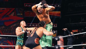 The Miz & The Miztourage besiegten The Hardy Boyz & Jason Jordan