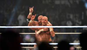 Nach 30 Minuten Kampf jubelten Shawn Michaels (R) und Triple H. The Generation X beendeten wohl die Jahre lange Fehde mit einem Sieg über die Brother of Destruction.