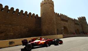 Die Formel 1 ist heute in Baku zu Gast.