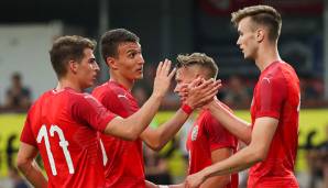 Österreichs U21-Nationalteam besiegte Frankreich