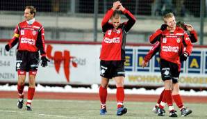 2004 standen Mario Sonnleitner und Adi Hütter (li.) gemeinsam beim Kapfenberger SV am Feld, zwölf Jahre später wollte sein ehemaliger Kapitän Sonnleitner zu den Young Boys Bern lotsen.