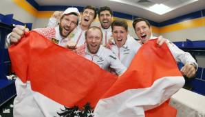 Österreichs erfolgreiches Davis-Cup-Team