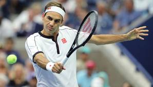 Roger Federer steht in der dritten Runde der US Open.