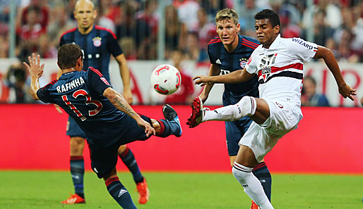 Die Bayern besiegten den FC São Paulo verdient mit 2:0 und stehen im Finale des Audi Cups 2013