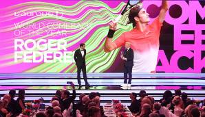 Kategorie Comeback des Jahres: Roger Federer (Tennis, Schweiz).