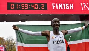 DIE ÜBRIGEN NOMINIERTEN: Eliud Kipchoge (Kenia, Leichtathletik) - der erste Athlet, der einen Marathon in weniger als zwei Stunden lief. Der 34-Jährige lief in Wien eine Zeit von 1:59:40 Stunden.