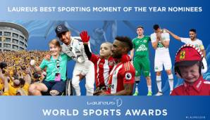 Jetzt abstimmen für den Laureus Best Sporting Moment of the Year 2017