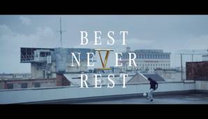 "Best never rest" ist eine Kampagne von Mercedes.