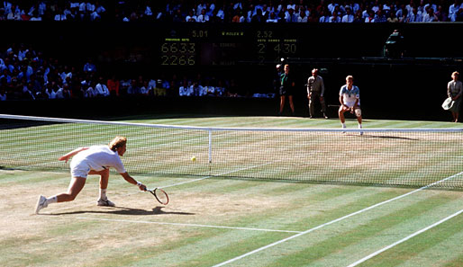 Gegen Edberg gewann Becker 25 von 35 Spielen, verlor aber 2 von 3 Wimbledon-Finals