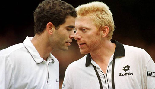 Juli 1997: Nach seiner Niederlage gegen Pete Sampras im Viertelfinale verkündet Becker: "Das war mein letztes Match in Wimbledon"