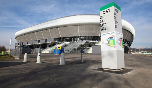 Im Wörthersee-Stadion in Klagenfurt finden drei EM-Spiele statt