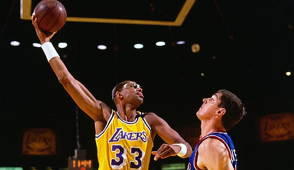 Platz 1: KAREEM ABDUL-JABBAR (1969-1989) - 38.387 Punkte in 1.560 Spielen - Milwaukee Bucks, Los Angeles Lakers