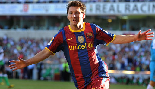 Platz 6: Lionel Messi (Argentinien), Fußball, FC Barcelona: 34 Mio. Euro