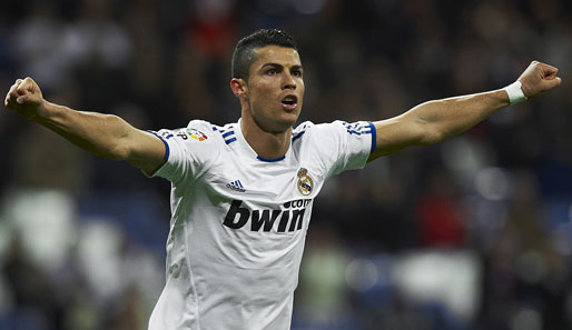Platz 8: Cristiano Ronaldo (Portugal), Fußball, Real Madrid: 29,5 Mio. Euro
