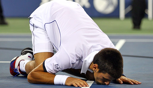 Doch dann die Erlösung: Djokovic rang Nadal in vier hochklassigen Sätzen nieder und gewann zum ersten Mal die US Open