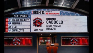 20. Pick: Bruno Caboclo (Toronto Raptors)