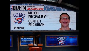 21. Pick: Mitch McGary (Oklahoma City Thunder)
