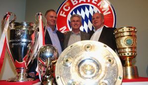 In der dritten Amtszeit unter Heynckes feierten die Bayern mit dem Triple 2013 die erfolgreichste Saison der Vereinsgeschichte.