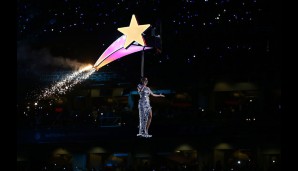 Dann flog Katy als Sternschnuppe von der Bühne - ein würdiger Abgang