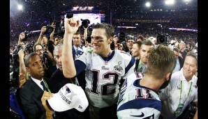 Er hat es wieder einmal geschafft: Superstar Tom Brady holt sich seinen vierten Ring